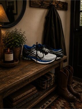 Like New Men’s Asics Gel Kinsei 6 Size 9.5 Blue/White